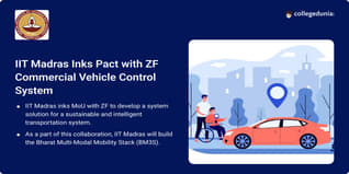 IIT Madras Inks MoU with ZF Commercial Vehicle Control System for Mobility and Intelligent Transportation